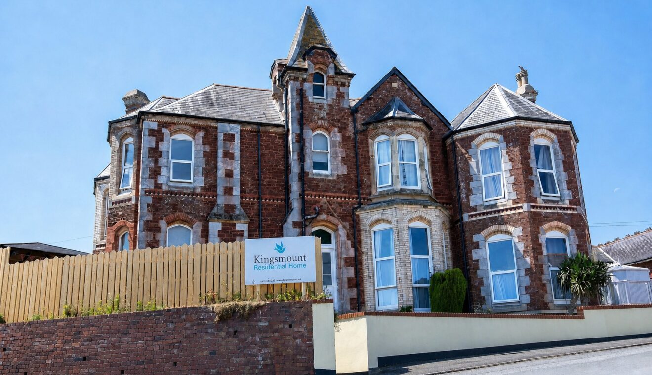 Kingsmount Residential Home's street frontage